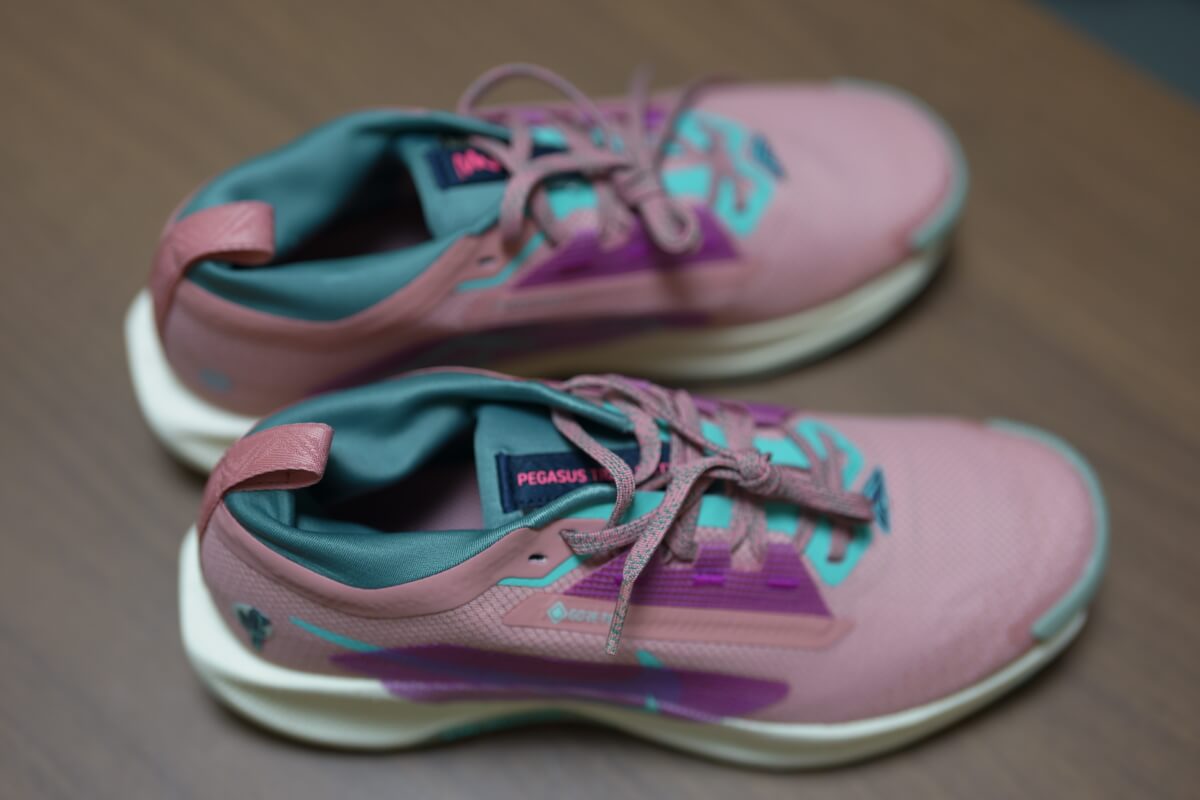 ナイキペガサストレイル5GORE-TEX、レビュー写真 - まつきよカフェ