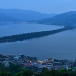 天橋立・傘松公園の夜景写真