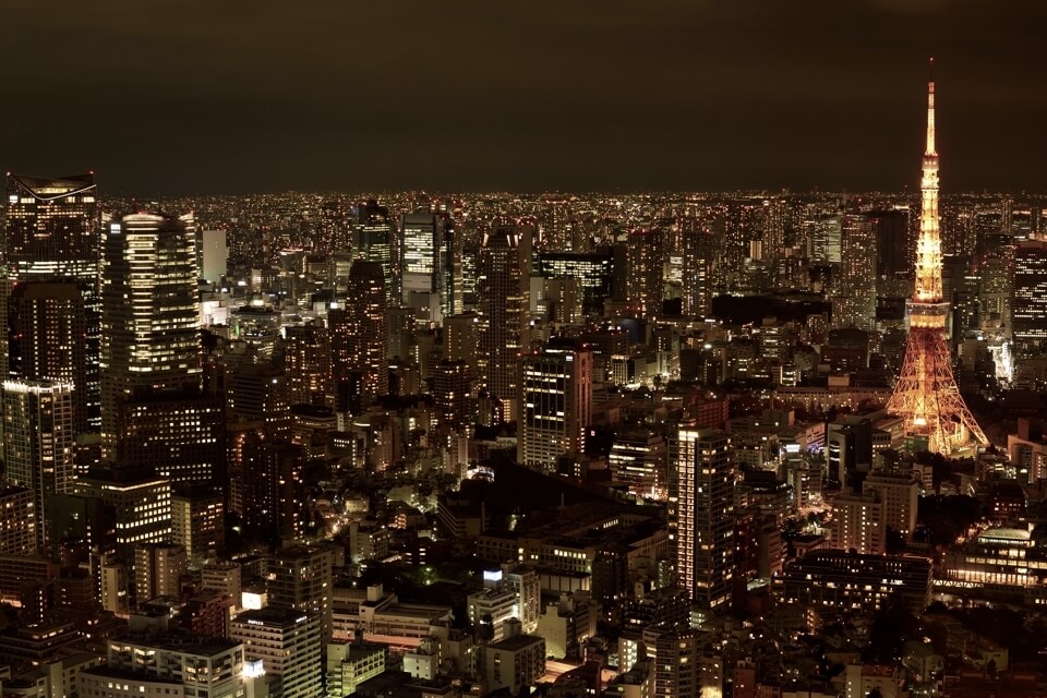 東京シティビュー夜景写真