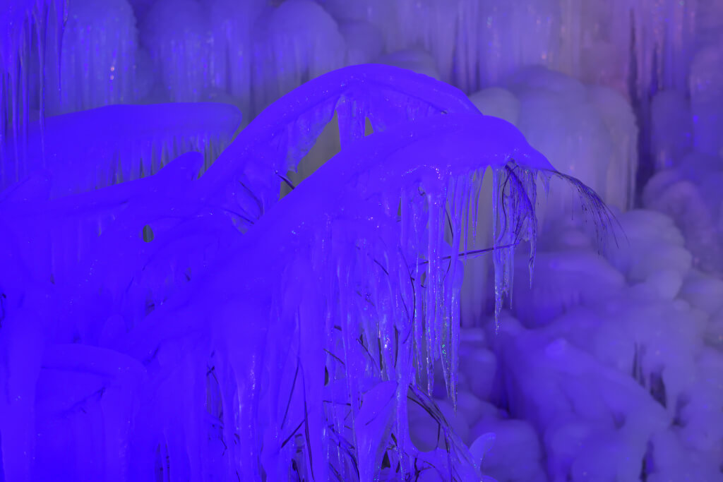 稲武の氷瀑写真