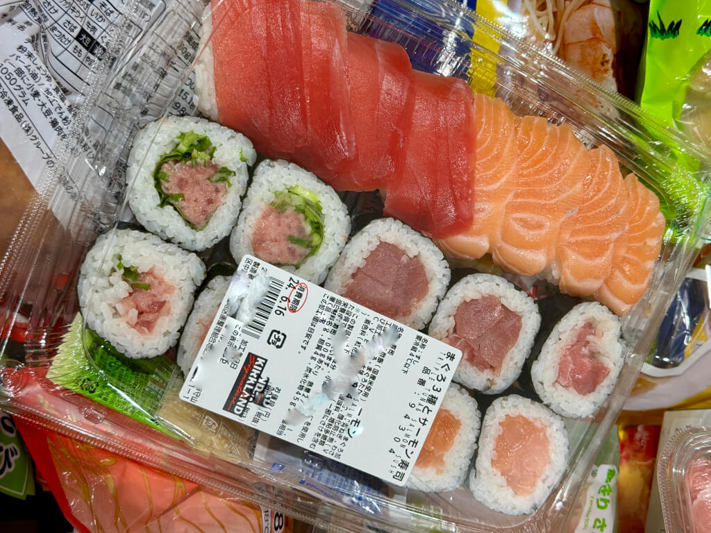 まぐろ3種とサーモン寿司
