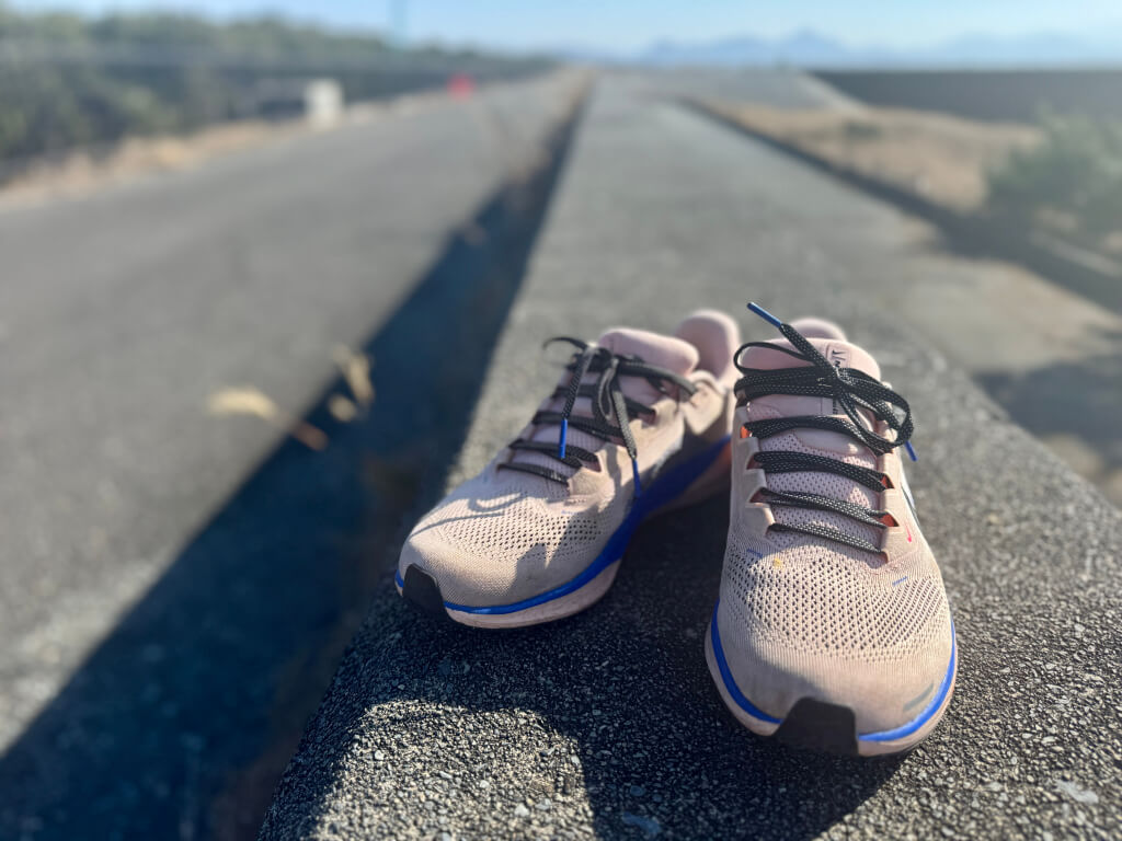 フルマラソンサブ4達成写真