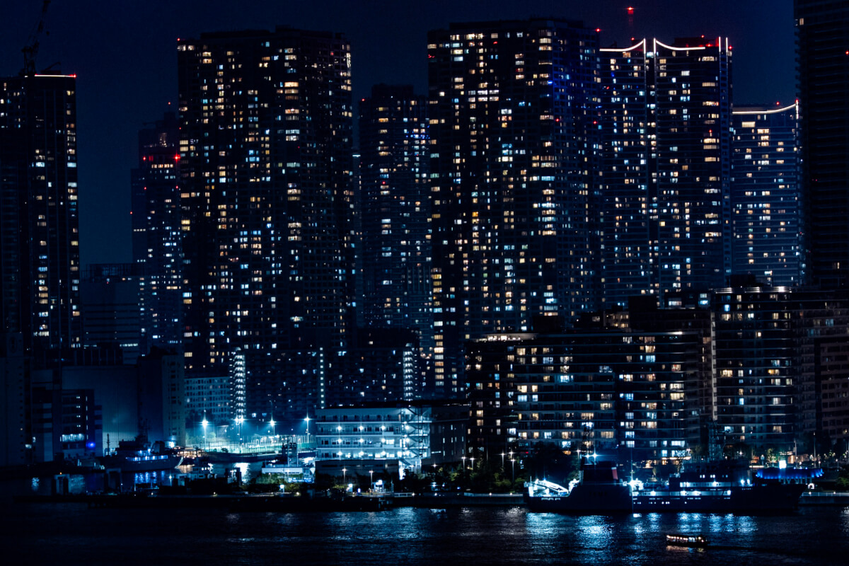 レインボーブリッジ東京夜景写真