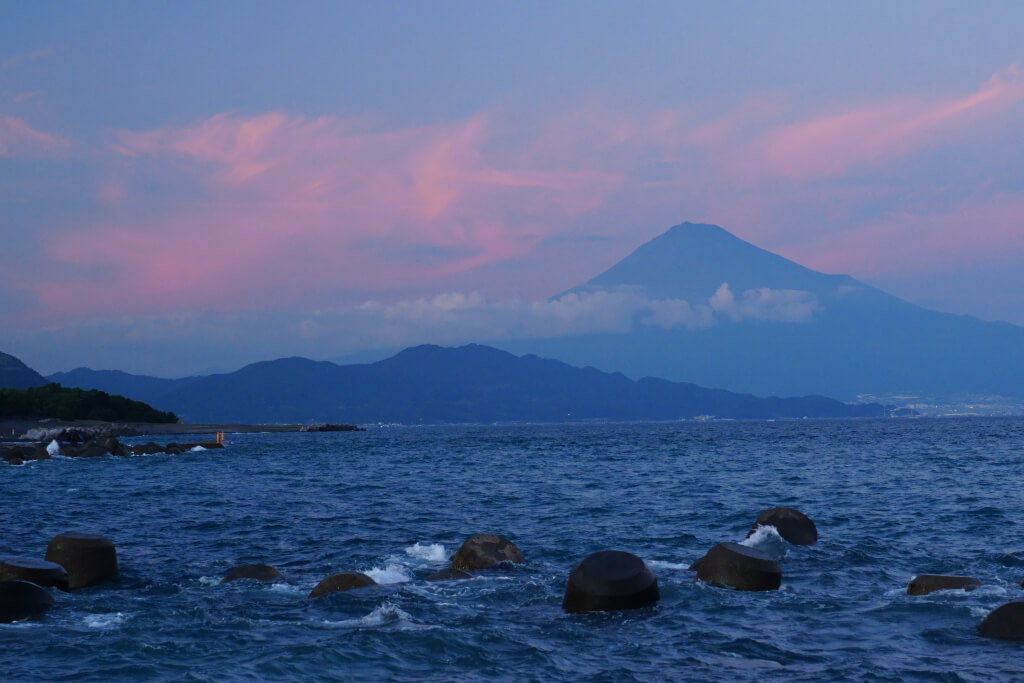 三保の松原の富士山写真