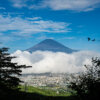 乙女の鐘と富士山