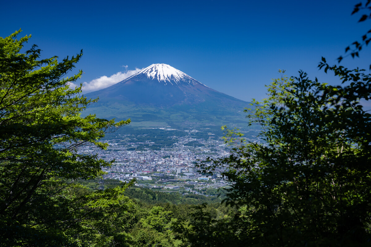 乙女の鐘展望台富士山写真撮影スポット