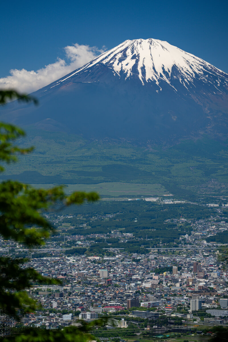 乙女の鐘展望台富士山写真撮影スポット