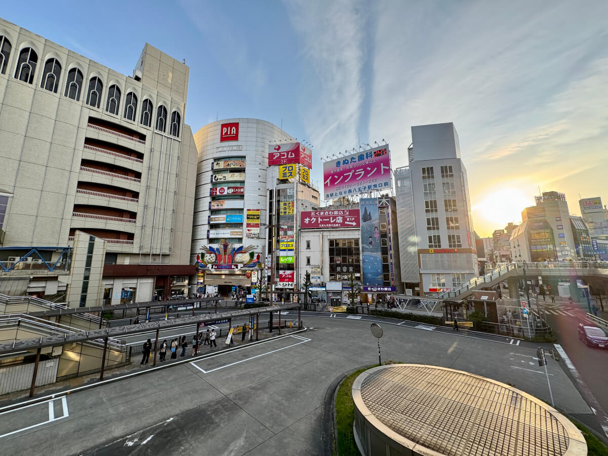 八王子駅前ランニング写真