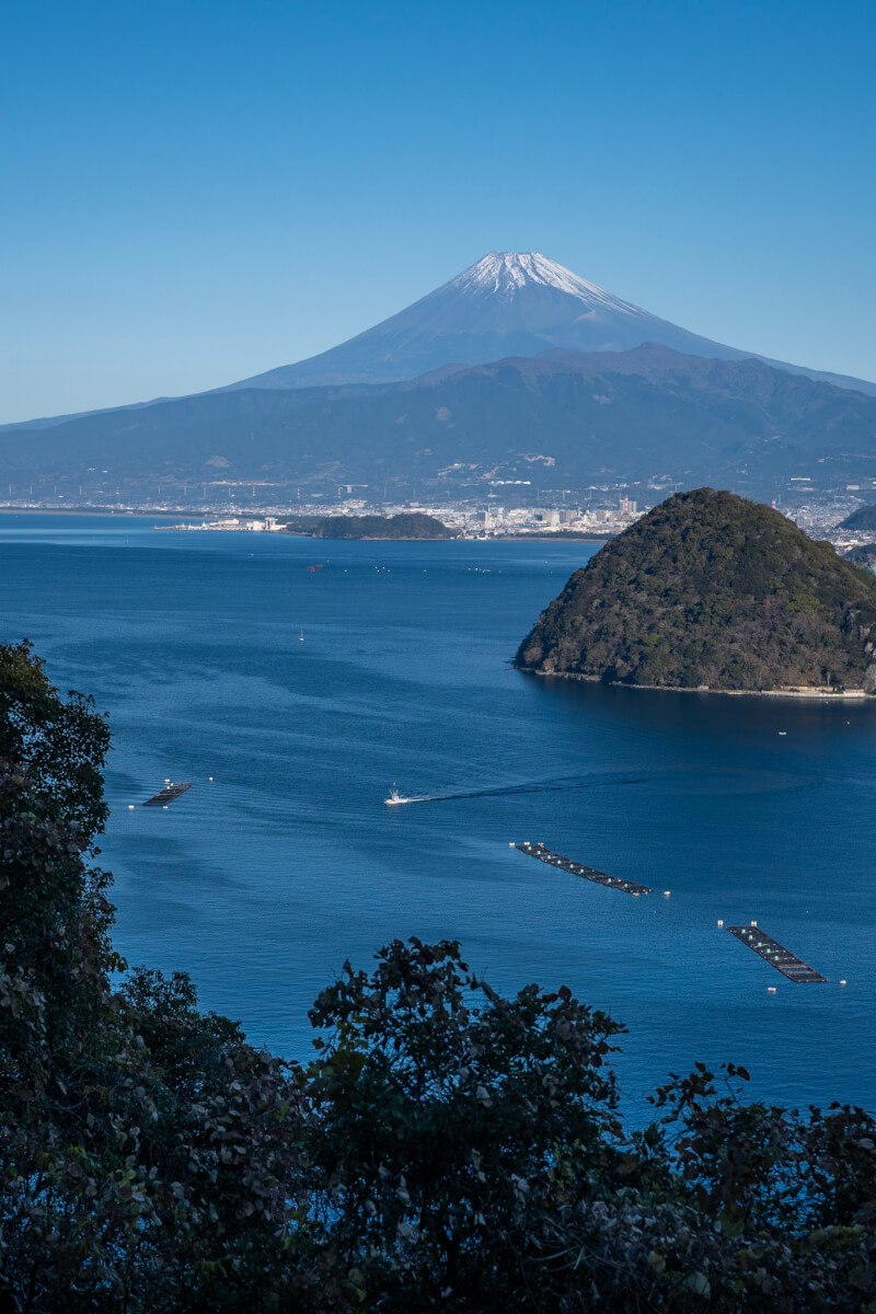 内浦重須見晴台の富士山写真