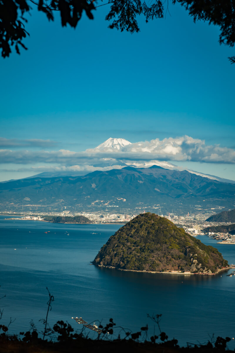 内浦重須見晴台富士山写真