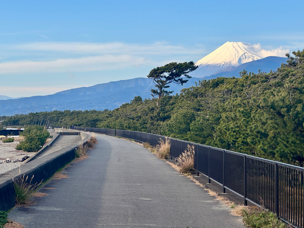 千本浜海岸ランニングコース30km写真