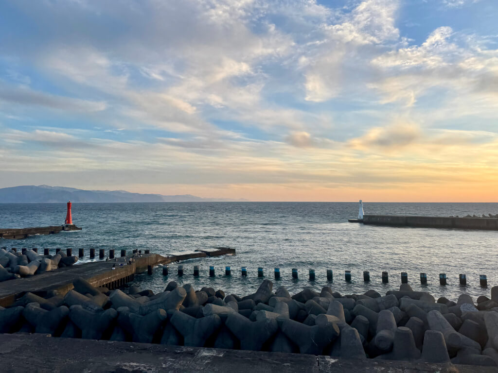 千本浜海岸ランニングコース30km写真