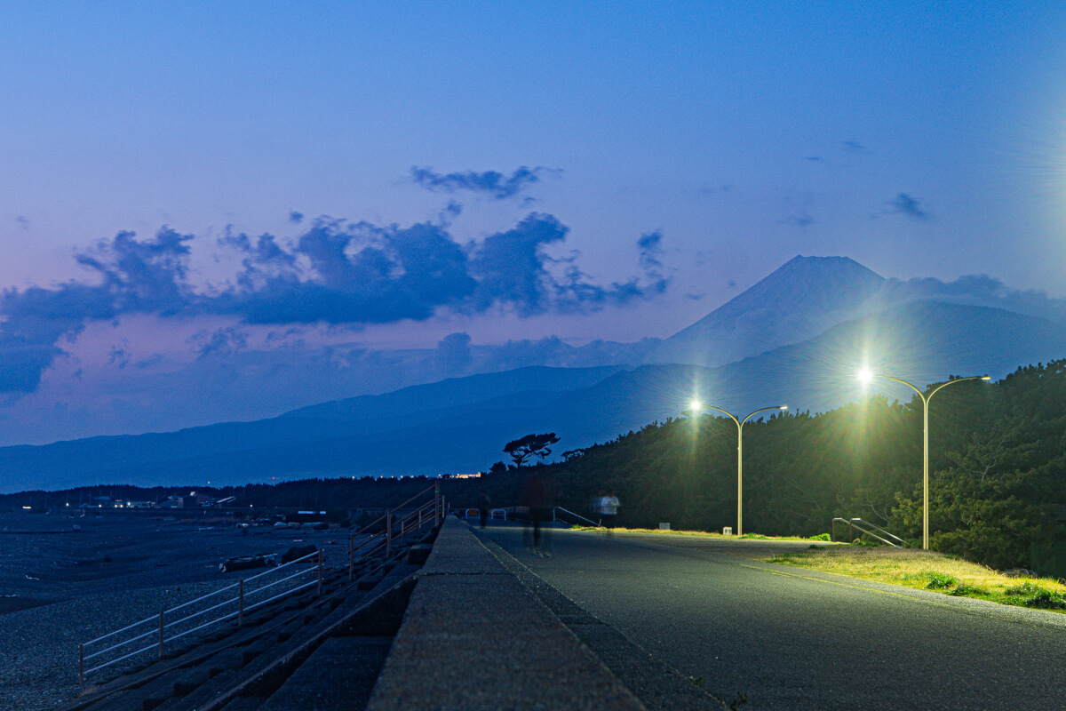 千本浜海岸のサンセット写真撮影
