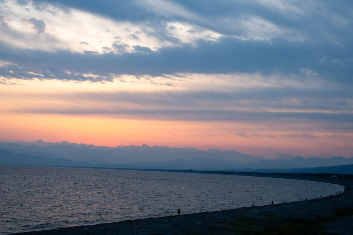 千本浜海岸ランニングコース写真沼津市ジョギングロード