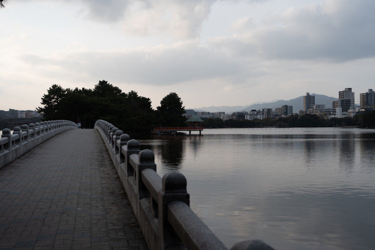 大濠公園と福岡城写真撮影スポット