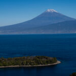 大瀬崎と富士山の写真スポット