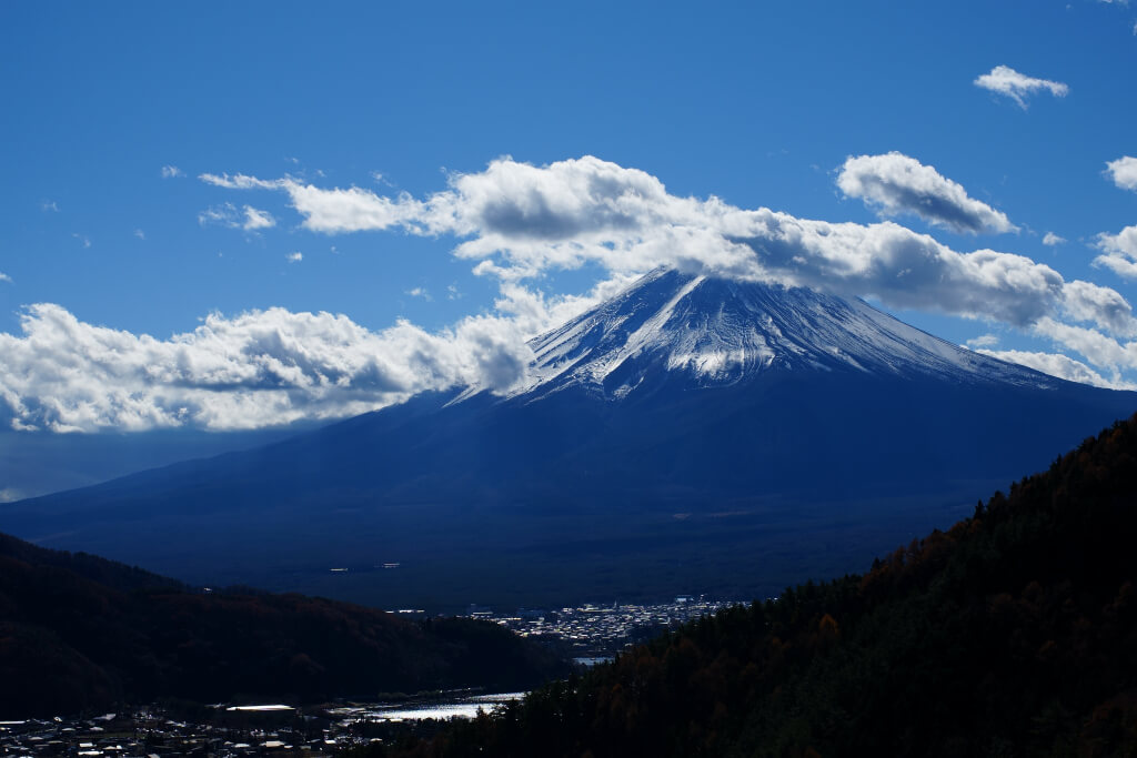 天下茶屋の富士山写真