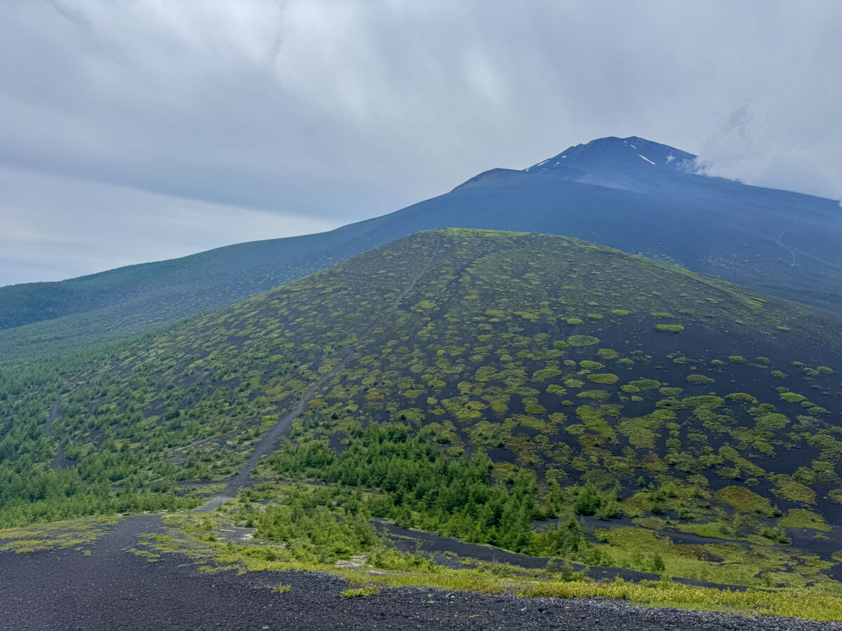 宝永山ルート登山写真