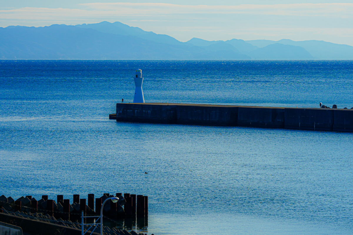富士と港の見える公園展望台