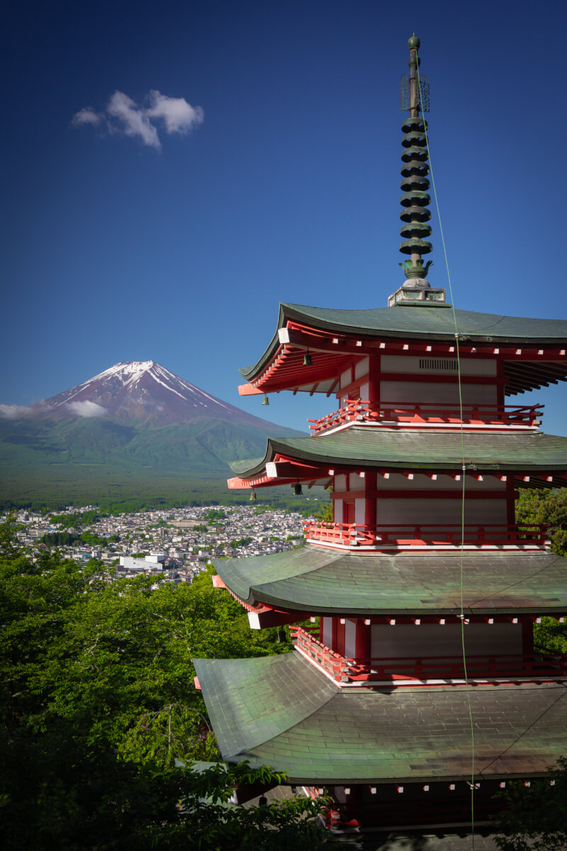 富士山五重塔写真撮影スポットどこ？新倉山浅間公園