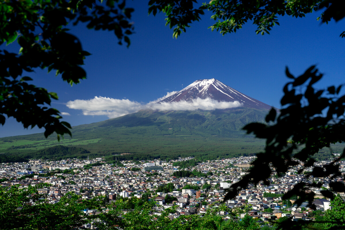 富士山五重塔写真撮影スポットどこ？新倉山浅間公園