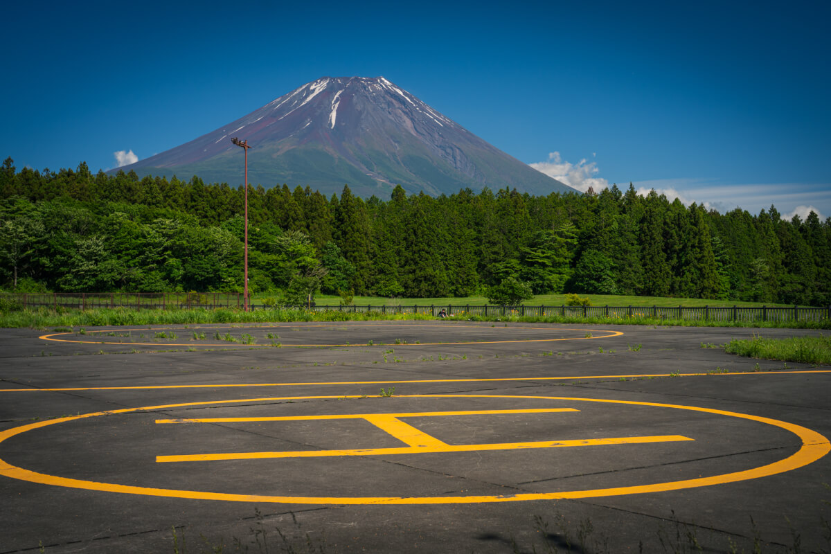 富士山展望台朝霧高原道の駅、写真撮影スポット
