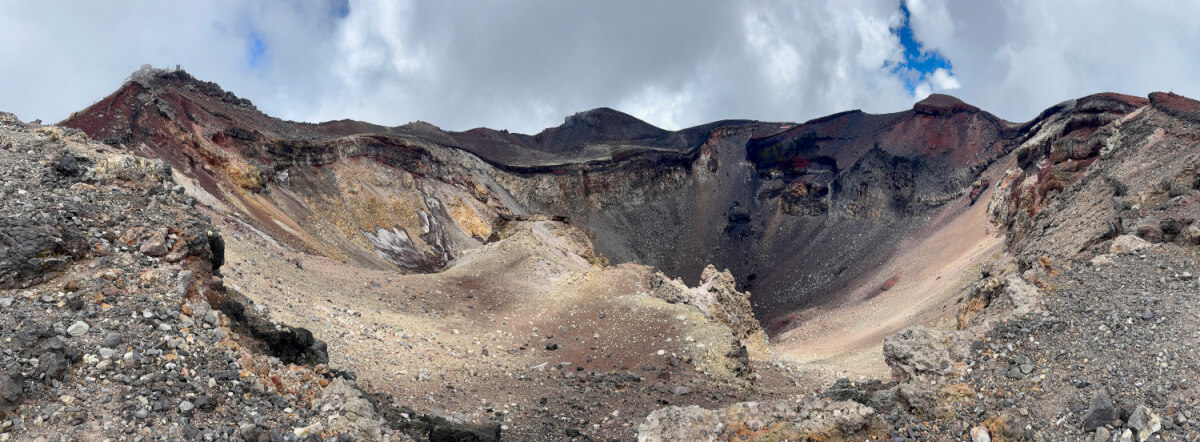 富士山御殿場口登山ルート写真