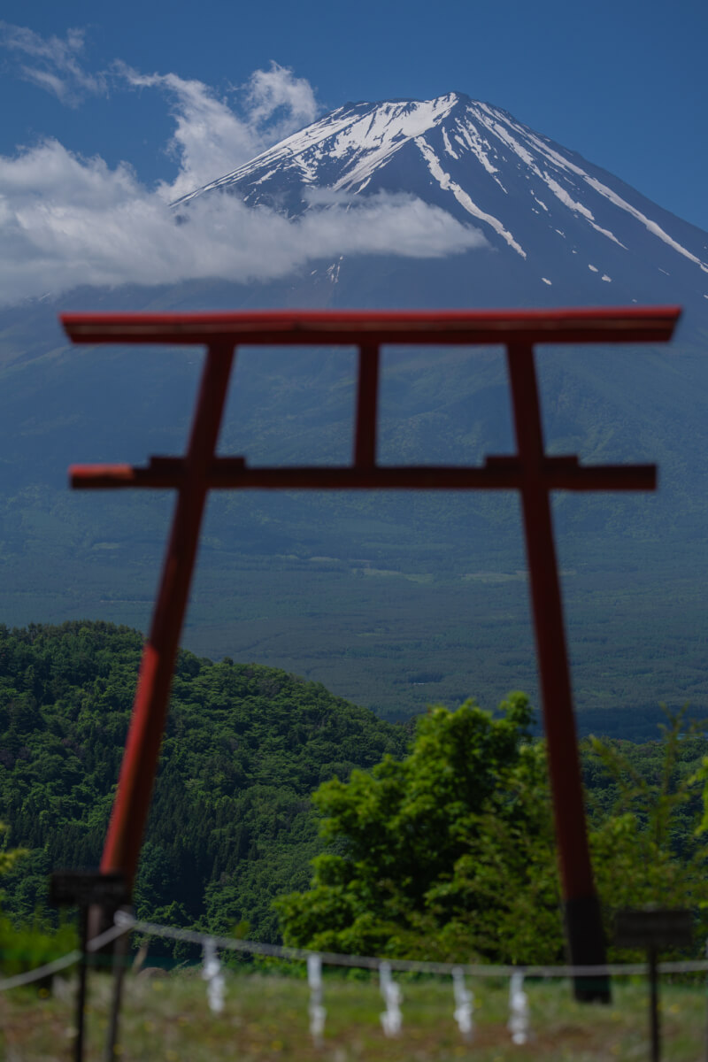 富士山遥拝所ようはいじょ写真撮影スポット