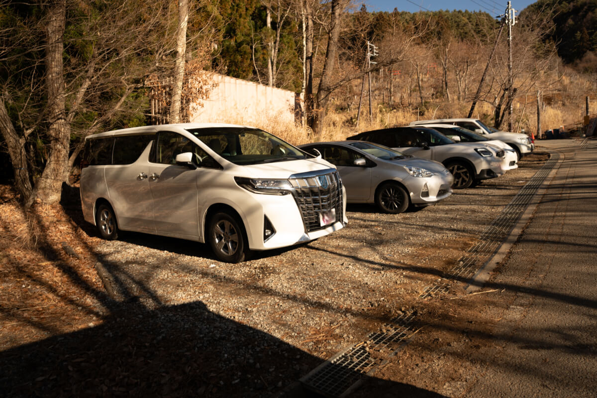 富士山遥拝所ようはいじょ駐車場写真