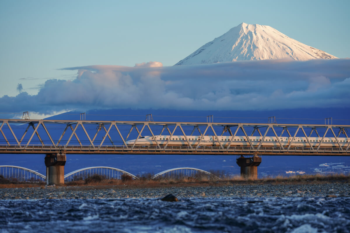 富士川新幹線写真撮影ポイント