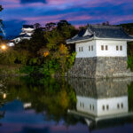 小田原城夜景写真撮影