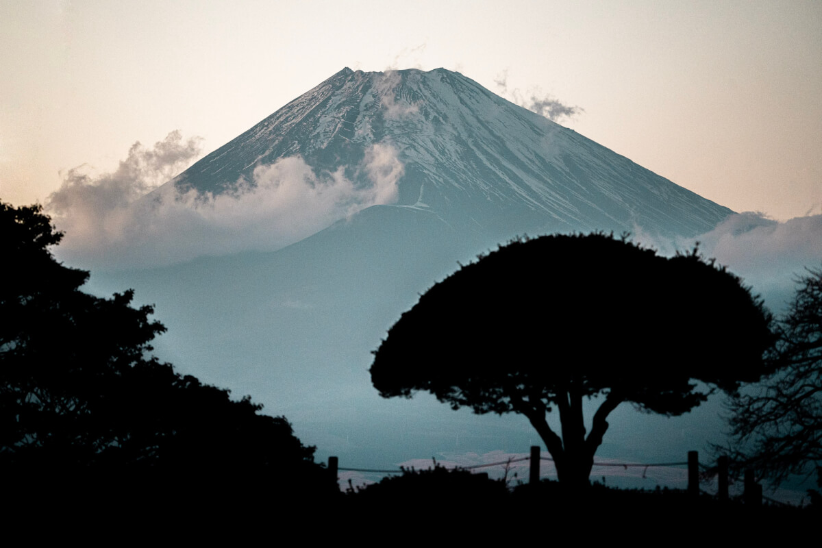 山中城の富士山写真