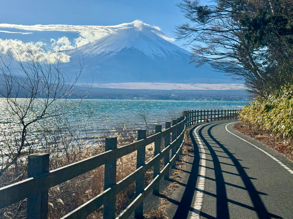 山中湖ランニングコース一周13km