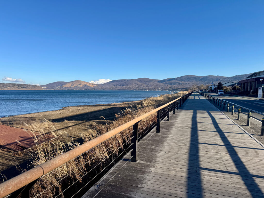 山中湖ランニングコース一周13km