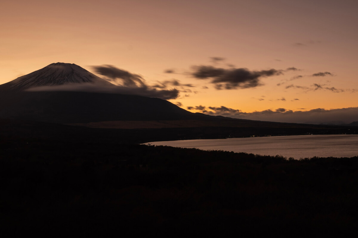 山中湖明神山パノラマ台富士山