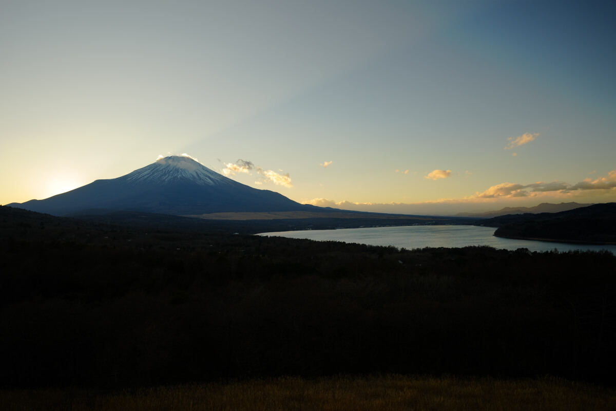 山中湖明神山パノラマ台富士山写真