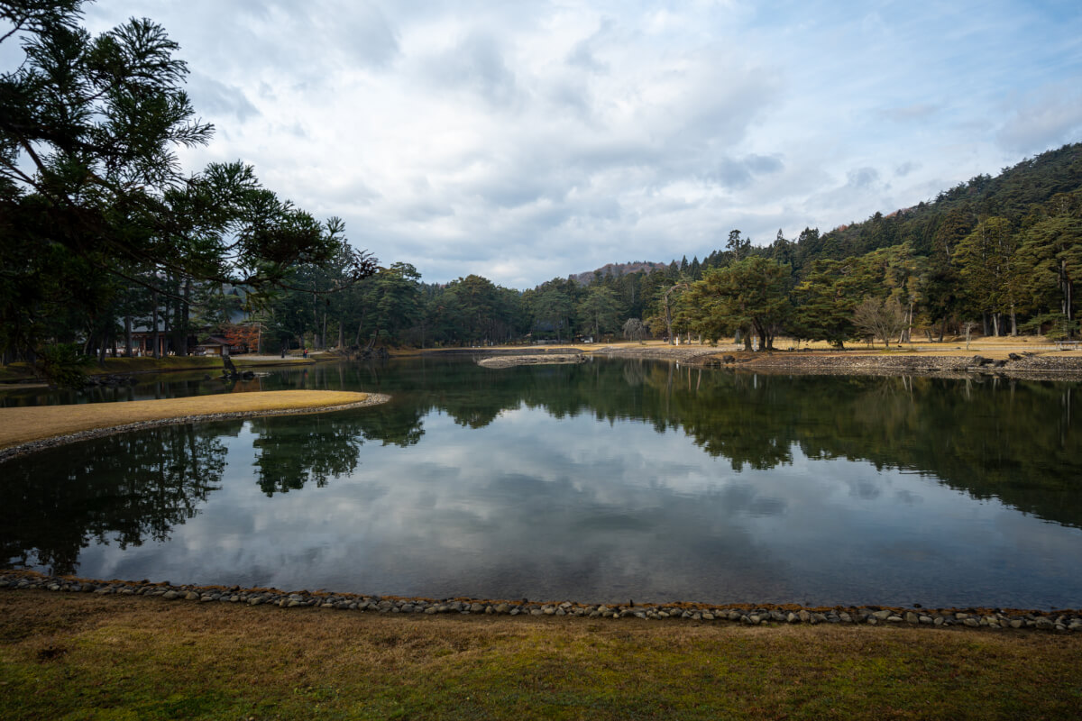 平泉毛越寺写真撮影スポット
