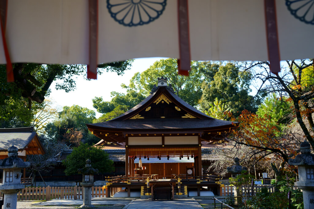 平野神社紅葉写真