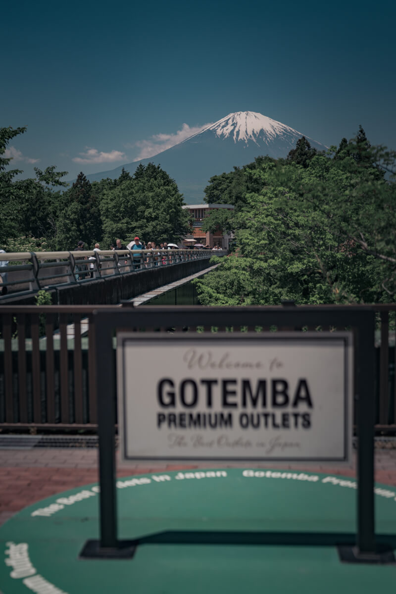 御殿場アウトレット富士山写真撮影スポット