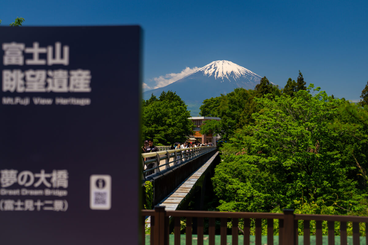 御殿場アウトレット富士山写真撮影スポット