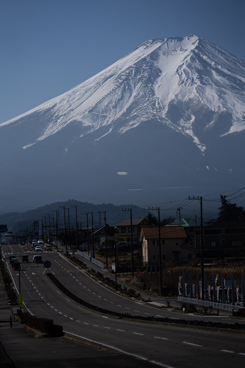 新宮川橋北交差点富士山写真