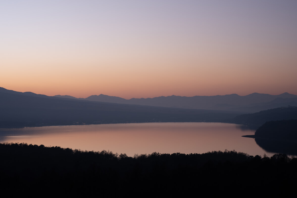 明神山パノラマ台山中湖富士山写真