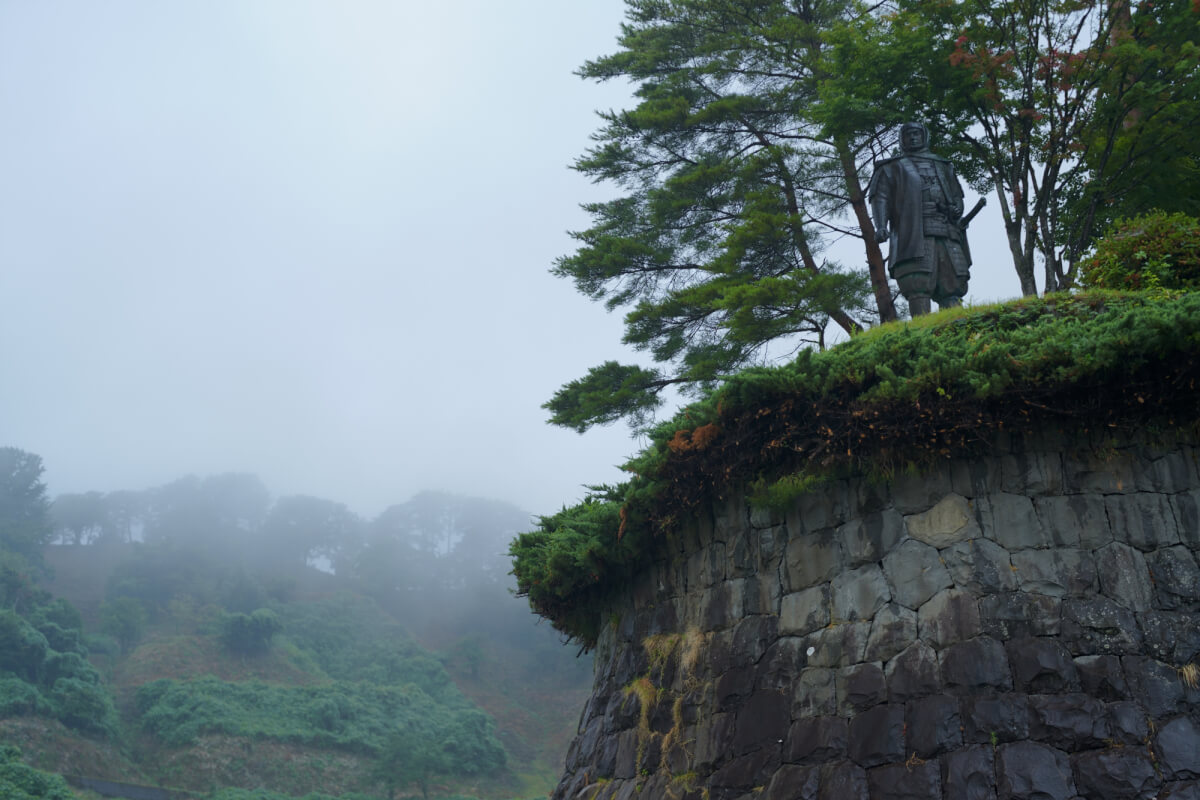 春日山城の写真撮影スポット