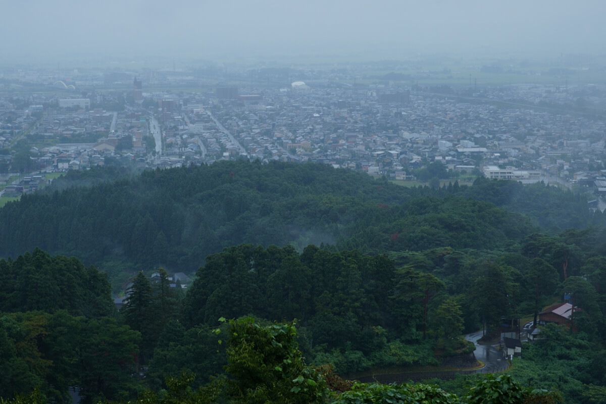 春日山城の写真撮影スポット