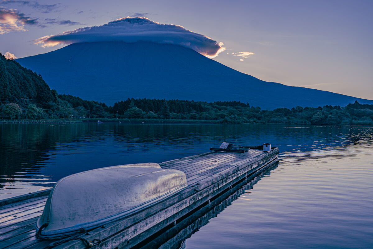 朝の田貫湖富士山撮影スポット