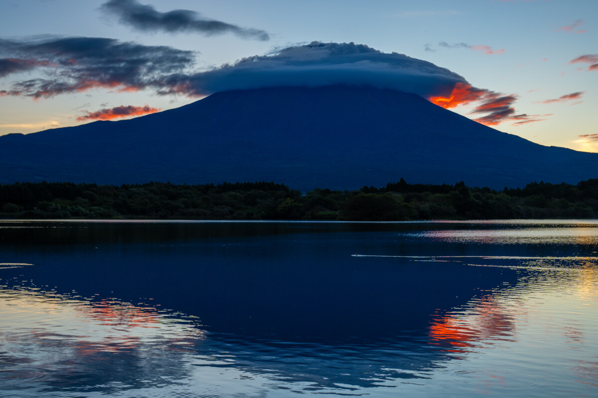 朝の田貫湖富士山撮影スポット