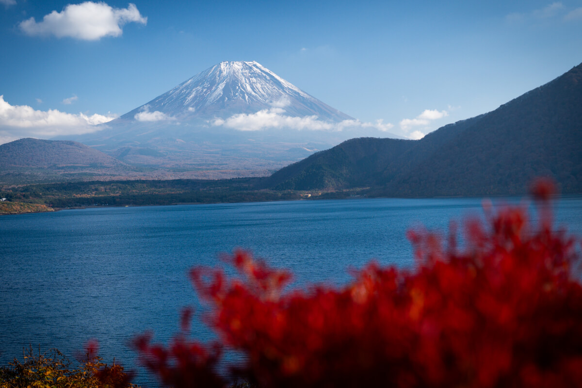 本栖湖展望公園と紅葉