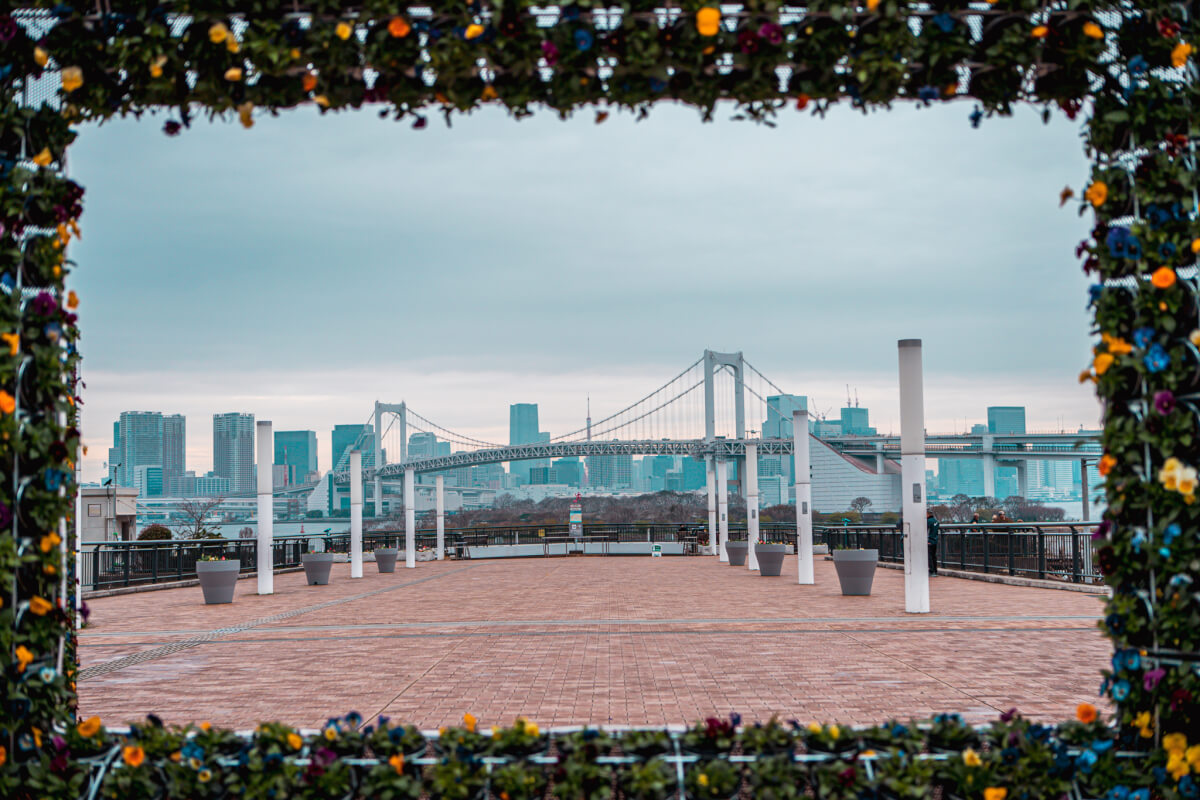 東京観光写真撮影