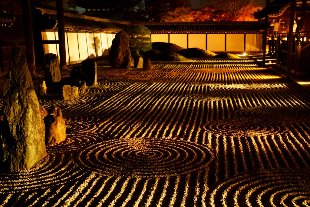 東福寺ライトアップ紅葉写真