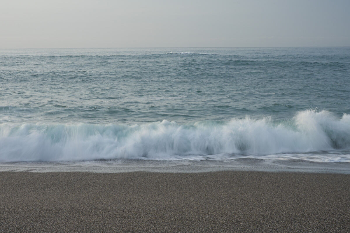 桂浜高知の夏早朝日写真撮影